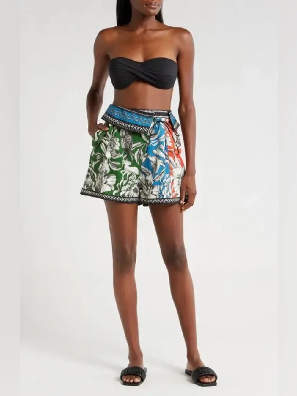 Agua Bendita Sophie Cover Up Shorts Size S